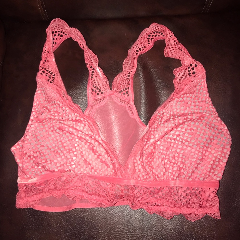 Victoria’s Secret Bralette Sz Large -Dark Pink